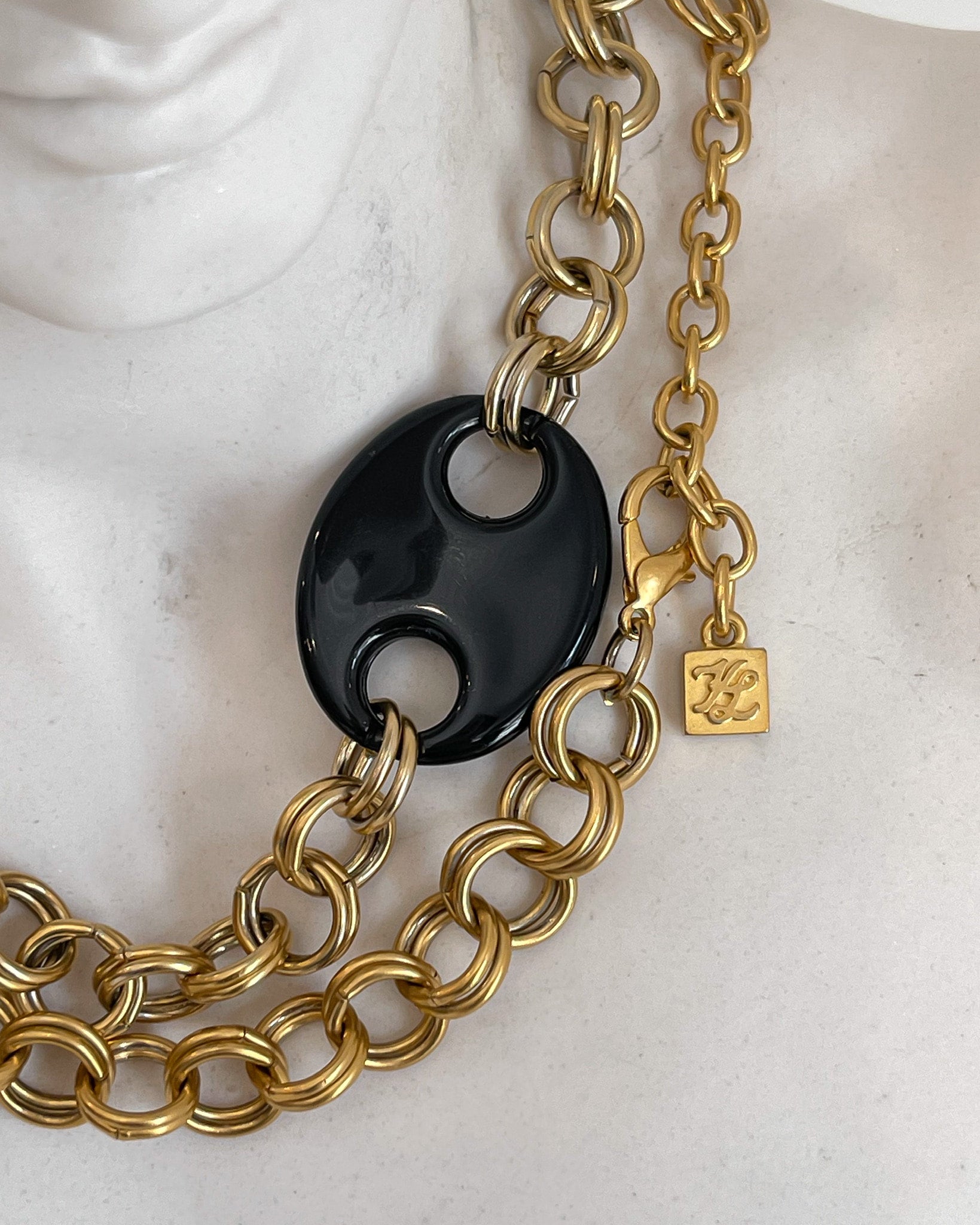 Vintage Karl Lagerfeld Chain hotsell Necklace