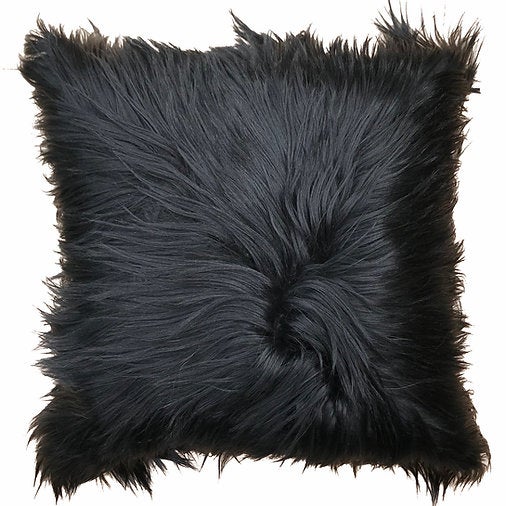 Goat fur online pillow